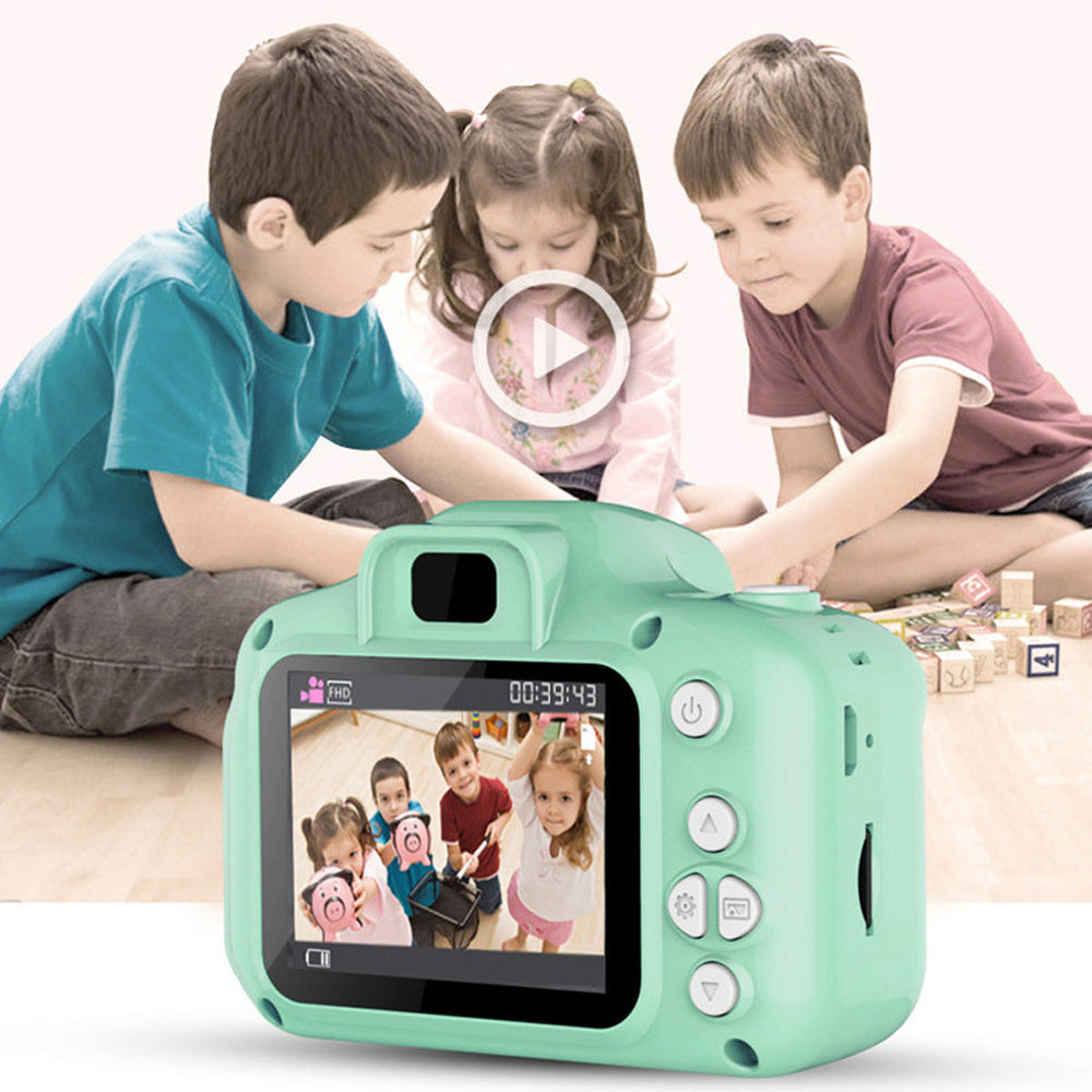 Mini Camera HD ScreenThe Mini Cartoon Camera 2 Inch HD Screen Educational Children Toys Portable Video Camera is the perfect way to teach your child the basics of photography. This easy z'splaceMini Camera HD Screen