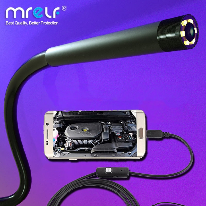 Flexible IP67 Waterproof Endoscope CameraOur Flexible IP67 Waterproof Endoscope Camera is the perfect tool for inspecting hard-to-reach places. The camera is waterproof and features 6 LED lights that offer z'splaceFlexible IP67 Waterproof Endoscope Camera